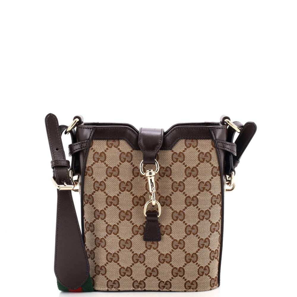 Gucci Bucket Bag Gg Canvas With Leather #303558G11B